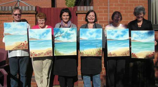 painting my way  art classes in shropshire